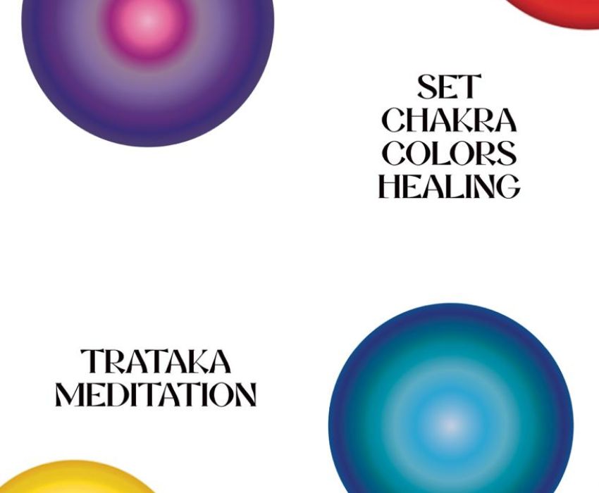 mage illustrant les sept chakras alignés, chacun représenté par sa couleur distinctive, symbolisant l'équilibre et la guérison holistique à travers la thérapie des couleurs.
