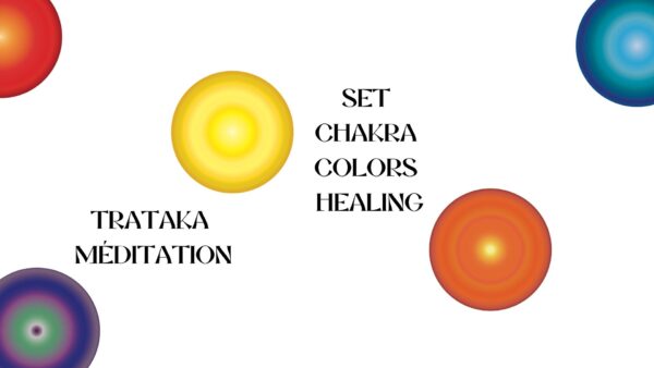 set chakra colors healing