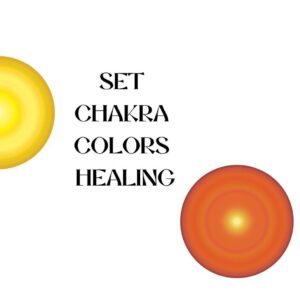 set chakra colors healing